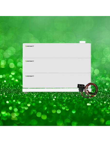 Baterii Pachet Kit 15 Kwh cu Baterii Growatt LiFePo4 AXE 5.0L-E1 5 kWh