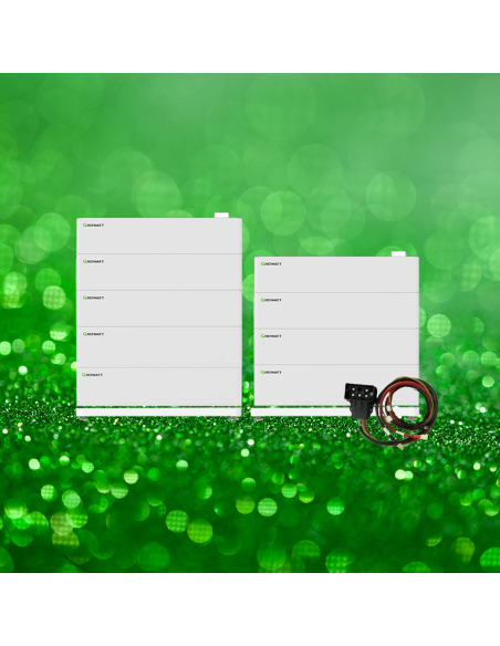 Baterii Pachet Kit 45 Kwh cu Baterii Growatt LiFePo4 AXE 5.0L-E1 5 kWh