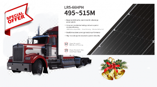 LONGI Solar LR5-66HPH 505 Black Frame / Pret Container 0,264 euro / watt - DDP Romania