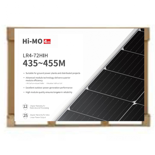 LONGI Solar Panel Mono LR4- 72HIH-445M / 30 buc / 0,35 euro/watt / Silver Frame
